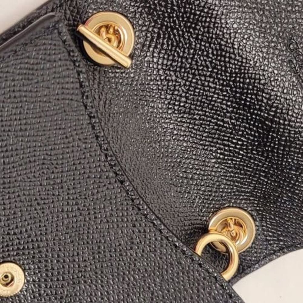 NEW Coach Signature BLACK LEATHER North South Phone Crossbody NWT MSRP-$195 - Picture 5 of 8